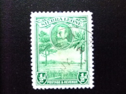 SIERRA LEONE 1932 Yvert Nº 125 º FU - GEORGE V Y PAISAJES - Sierra Leone (...-1960)