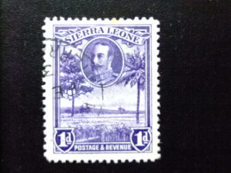 SIERRA LEONE 1932 Yvert Nº 126 º FU - GEORGE V Y PAISAJES - Sierra Leone (...-1960)