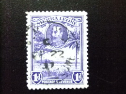 SIERRA LEONE 1932 Yvert Nº 126 º FU - GEORGE V Y PAISAJES - Sierra Leona (...-1960)