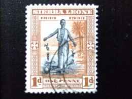 SIERRA LEONE 1933 Yvert Nº 139 º FU - CENT. DE LA MUERTE DE WILLIAM WILBERFORCE Y FIN DE LA ESCLAVITUD - Sierra Leone (...-1960)