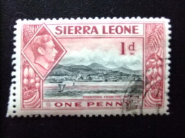 SIERRA LEONE 1938 Yvert Nº 159 º FU - GEORGE VI FREETOWN VISTO DEL PUERTO - Sierra Leone (...-1960)