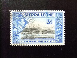 SIERRA LEONE 1938 Yvert Nº 162 º FU - GEORGE VI FREETOWN VISTO DEL PUERTO - Sierra Leone (...-1960)