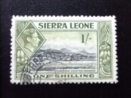 SIERRA LEONE 1938 Yvert Nº 166 º FU - GEORGE VI FREETOWN VISTO DEL PUERTO - Sierra Leone (...-1960)