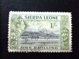 SIERRA LEONE 1938 Yvert Nº 166 º FU - GEORGE VI FREETOWN VISTO DEL PUERTO - Sierra Leone (...-1960)