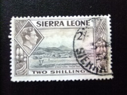 SIERRA LEONE 1938 Yvert Nº 168 º FU - GEORGE VI FREETOWN VISTO DEL PUERTO - Sierra Leone (...-1960)