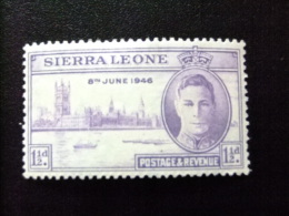 SIERRA LEONE 1946 Yvert Nº 172 * MH - ANIVERSARIO DE LA VICTORIA - Sierra Leone (...-1960)