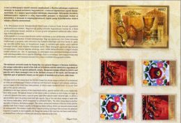 Hungary 2012. Stampday - Kalocsa - Special Pack With Stamp With Pepper Fragrance + Embroidered Stamp + Sheet  MNH (**) - Neufs