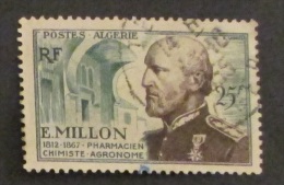 Algeria 1953 E. Millon Used Marked Circular With Date - Usati