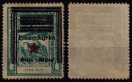 1945 - Istria Istra / Rijeka Fiume - Yugoslavia Occupation - Revenue Stamp - Overprint - Yugoslavian Occ.: Istria