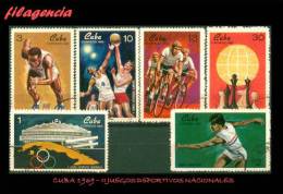 USADOS. CUBA. 1969-22 II JUEGOS DEPORTIVOS NACIONALES - Usados