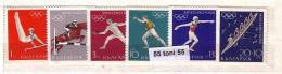 BULGARIA / BULGARIE 1968   OLYMPIC G.- MEXIKO   6v.-MNH - Zomer 1968: Mexico-City