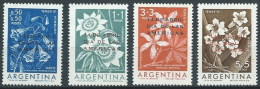 Argentina 0639/642 ** Foto Estandar. 1961 - Ungebraucht