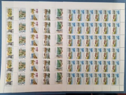 Russia 2003 Sheets Russian Regions Lanscape European Geography Places Nature Architecture Stamps MNH Michel 1054-1059 - Feuilles Complètes