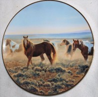 YOUNGBLOOD KNOWLES Collectible PLATE By Nancy Glazier HORSE P52 - Otros & Sin Clasificación