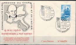 LUXEMBURG 1966 - MiNr: 739  Beleg Mit  SStmp. - Lettres & Documents