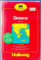 CARTE ROUTIERE SOLDE LIBRAIRIE 1981 EURO MAP INDEX DES NOMS ET DES LIEUX GRIECHENLAND GRECE 1:1000000 AVEC CURIOSITES - Cartes/Atlas