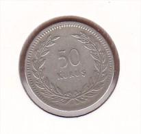 AC - TURKEY - 50 KURUS 1948 SILVER VF - Sin Clasificación