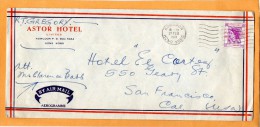 HOng Kong Old Cover Mailed To USA - Lettres & Documents