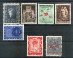 Österreich Jahrgang 1956 Postfrisch/ Mint ** Komplett - Années Complètes