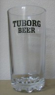 AC - TUBORG BEER CLEAR GLASS FROM TURKEY RARE - Cerveza