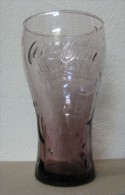 AC - COCA COLA SMOKED COLOURED TUMBLER CLEAR GLASS # 2 FROM TURKEY - Kopjes, Bekers & Glazen