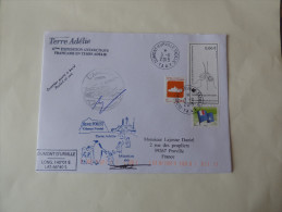 Terre Adélie  65e Expédition Antarctique - Lettres & Documents