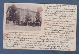 CARTE PHOTO ANIMEE ROMAN CATHOLIC CONVENT - PRINCE ALBERT - SASK - CIRCULEE EN 1907 ECRITE PAR UN NOUVEAU COLON A UN AMI - Autres & Non Classés