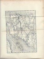 Carte Du Réseau Des Chemins De Fer Portugais/ +Fascicule Annuaire Valeurs Admises Cote Officielle/1903 TRA20 - Chemin De Fer