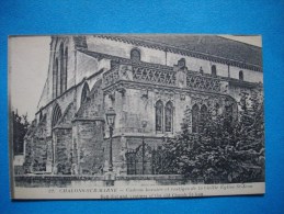 CHALONS SUR MARNE  -  51  - Cadran Horaire Et Vestiges De Lka Vieille église St Jean  -  Marne - Châtillon-sur-Marne