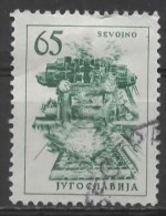 YUGOSLAVIA 1958 Furnace, Sovojno - 65d. - Green FU - Unused Stamps