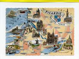 Provinces Francaises. Picardie.   Abbeville Amiens Rue Berck Peronne Blangy Poix  Acheux Hornoy. Edit Artaud. - Picardie