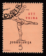 Italia: Trieste B - 15° Olimpiade Di Helsinki - 5 D. Bruno Su Salmone (Ginnastica Artistica) - 1952 - Oblitérés