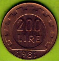 1981 Italia - 200 L (circolata) - 200 Lire