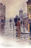 TUCK´S POST CARD  London The National Gallery (A Wet Day In Town) - Non Classificati