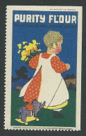 C3-23 CANADA Purity Flour Ca1915 Advertising Poster Stamp MNH 08 - Local, Strike, Seals & Cinderellas