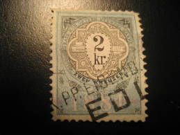 1881 2 Kr Kais Kon Osterr Stempel Marke Revenue Fiscal Tax Postage Due Official Austria - Fiscaux
