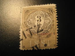 1881 3 Kr Kais Kon Osterr Stempel Marke Revenue Fiscal Tax Postage Due Official Austria - Fiscaux