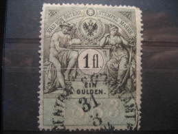 1883 1 Fl Kais Kon Osterr Stempel Marke Revenue Fiscal Tax Postage Due Official Austria - Fiscaux