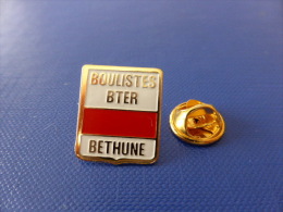 Pin´s Pétanque - Boulistes BTER Bethune (PC18) - Bowls - Pétanque