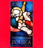 POLONIA - POLSKA - 2014 - Usato - Natale - La Sacra Famiglia - 2.35 - Used Stamps