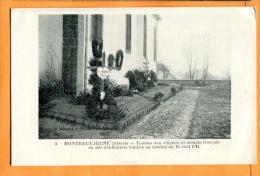 MBX-04  Montreux-Jeune Alsace, Tombes Des Officiers Et Soldats Français Du 235ème Infanterie Tombés En 1914.Circ. S/env. - Cimiteri Militari