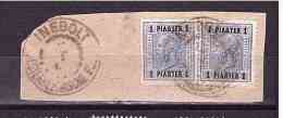 LEVANTE AUSTRIAN INEBOLI  OFFICE  Michel N° 45 X 2 On Piece With A Clear INEBOLI Cancellation - Eastern Austria