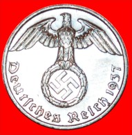 § SWASTIKA: GERMANY ★ 1 PFENNIG 1937F! LOW START★NO RESERVE! Third Reich (1933-1945) - 1 Reichspfennig