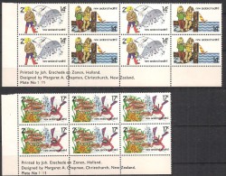 New Zealand 1980  Pohutukawa Tree Mi 804-806   In Blocs MNH(**) - Unused Stamps