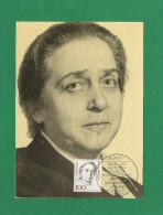 BRD 1988  Mi.Nr. 1390 , Therese Giehse - Frauen Der Deutschen Geschichte (VI) - Hagenbach Maximum Card -10.11.1988 - - 1981-2000