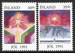 Iceland 1991 MNH/**/postfris/postfrisch Michelnr. 758-759 - Nuovi