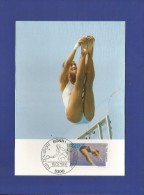 BRD 1988  Mi.Nr. 1355 , Für Den Sport - Olympische Spiele - Hagenbach Maximum Card - Limitierte Auflage -18.02.1988 - 1981-2000