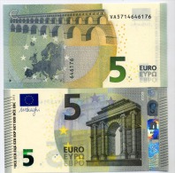 5 EURO VA SPAGNA V004.. SIGNED DRAGHI UNC FDS - 5 Euro