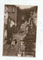 G-I-E , Cp, Angleterre , CLOVELLY  , ANIMAUX , ÂNE , High Street  , Ed : Reilly Sunshine Series , Real Photo , écrite - Clovelly