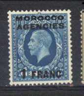 Bureaux Anglais  Zone Française   N° 9* (1918) - Postämter In Marokko/Tanger (...-1958)